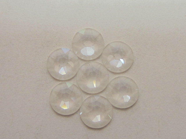 72 pcs. 20ss ELECTRIC WHITE IGNITE BRILLIANCE FLATBACK Rhinestones